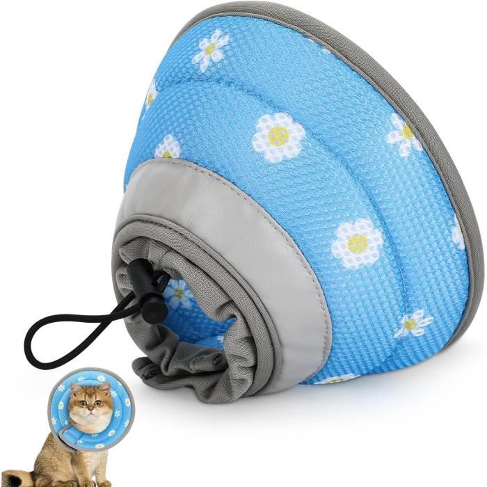 Collerettes pour Chat Réglable, Anti-Morsure Protection Anti-Lick