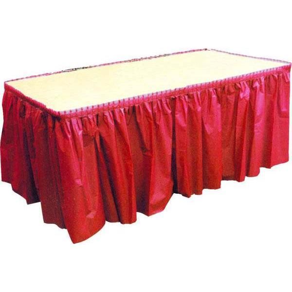 jupe de table plastique