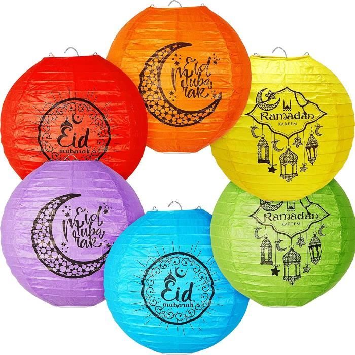 Lot de 8 lanternes en papier - Planètes - Corps céleste - Système solaire - Décoration pour enfants - Pour fête d'anniversaire - Baptême - Décorations suspendues (30 x 30 cm