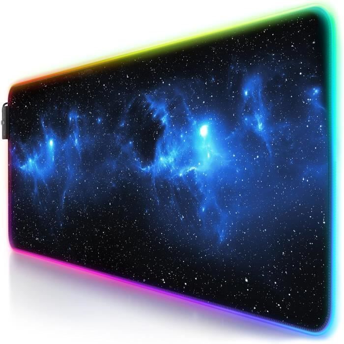 Rgb Tapis De Souris Gaming Xxl - Led Lumineuse Tapis De Souris
