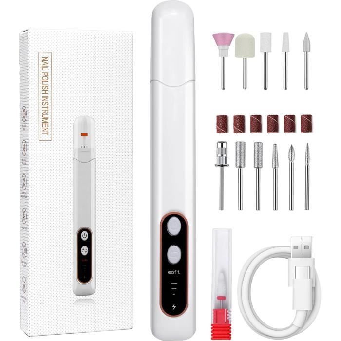 Megainvo Lime A Ongle Electrique Bebe Rechargeable Coupe Ongle Bebe Lime Ongle Bebe Avec Lumière Coupe Ongle Electrique Bebe Silencieux Lime A Ongle Bebe Electrique Adapté Nouveau-né Et Enfant