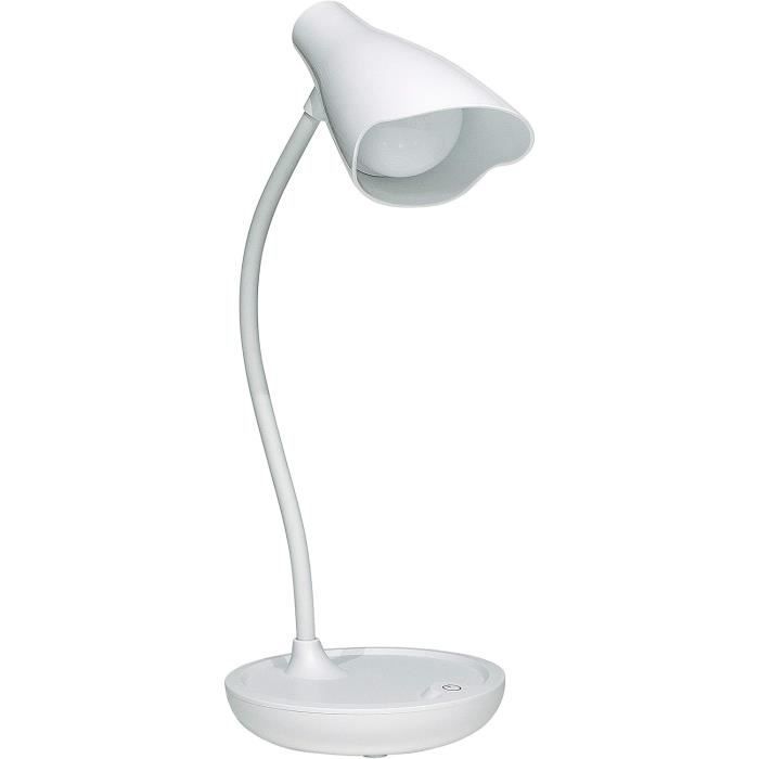 Lampe De Bureau LED Unilux Ukky - 3 Intensités, USB Ou Piles, Bras Flexible