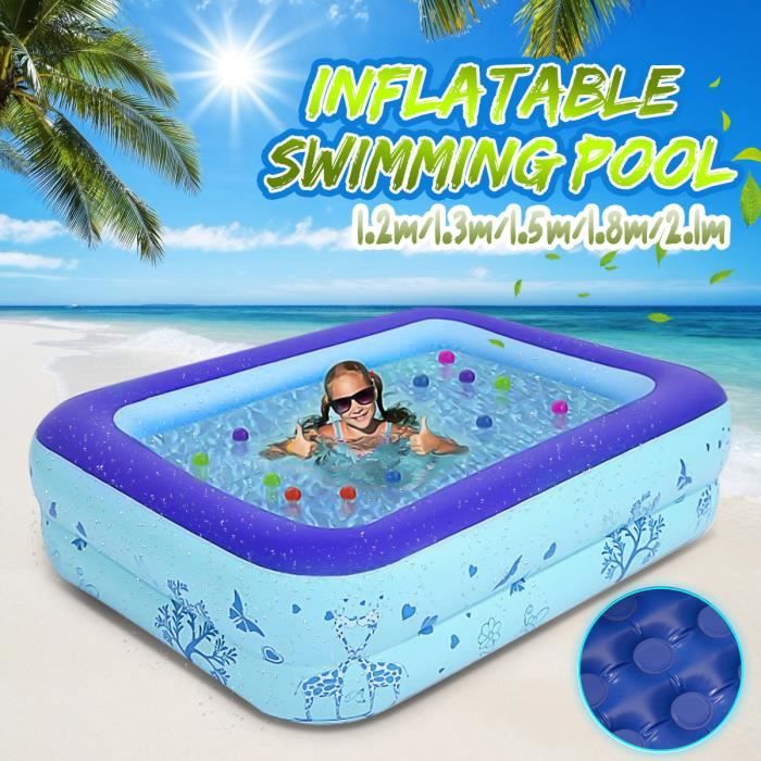 Piscine Gonflable 1 8m 3 Couches Solide Bulle Pour 5 6 Personnes Enfant Jardin Pelouse Plage Exterieur 180x140x55cm Cdiscount Jeux Jouets Piscine Gonflable 1 8m 3 Couches Solide Bulle Pour 5 6 Personnes Enfant Jardin Pelouse Plage Exterieur 180x140x55cm Cdiscount Jeux Jouets