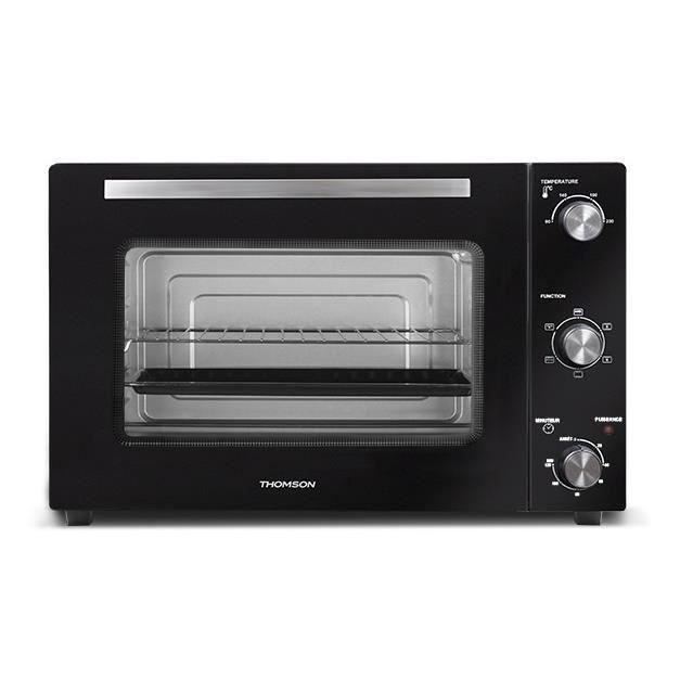 THOMSON - THEO2055MBA - Four électrique - 55 litres - Multifonction - Chaleur tournante - 2000 watts - Noir