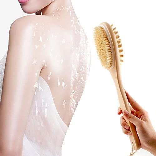 Brosse à Main En Bois Avec Poils Doux - Pour Dépoussiérer Meubles, Vêtements, Canapé, Voiture - Trous De Suspension