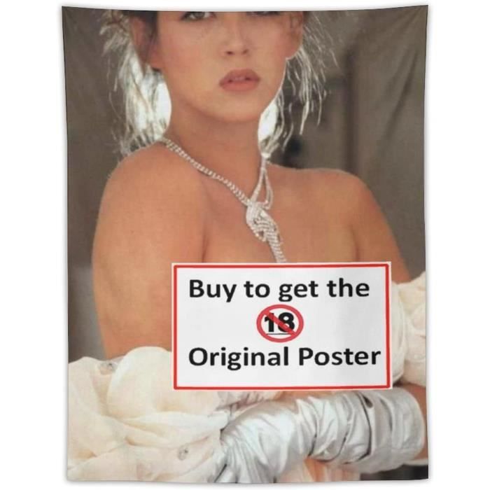 Poster Métal Rétro Sophie Marceau 20x30 Cm - Décoration Murale Vintage Pour Maison, Café, Bureau
