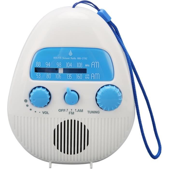 Radio de douche Bluetooth 5.0 haut-parleur étanche musique de salle de