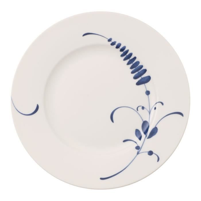 Villeroy & Boch - Fleur cassis sous-tasse à café rose, résist. lave- vaisselle/four à micro-ondes, soucoupe pour le café et thé, petite assiette à servir, sous-tasse motif floral, Porcelaine Premium