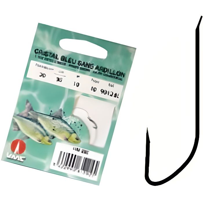 Montage Pêche Truite Hameçons Monte Coups Cristal Bleu Sans