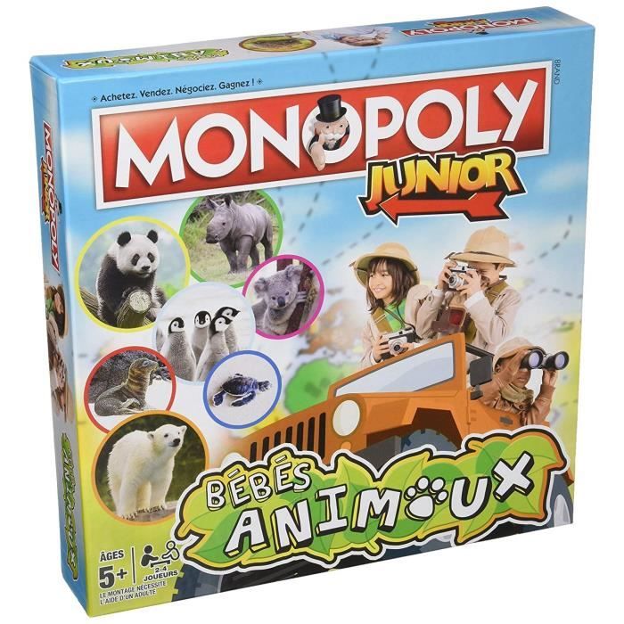 Monopoly junior bebe animaux Clearance