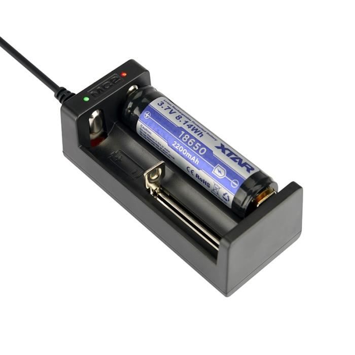 Chargeur Overboard Enerpower EP-TNS30W-126100 3S (12,6 V) CCCV Chargeur Li-Ion 1 A Avec Prise CC Pour Batterie 10,8-11,1 V Noir (GS, CB Batterie Externe Trottinette Electrique