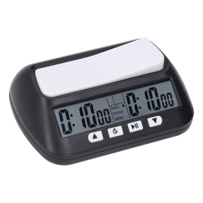 Horloge D'échecs Numérique Zerodis – Réglage Simple, Adaptable à Tous Les Jeux De Société