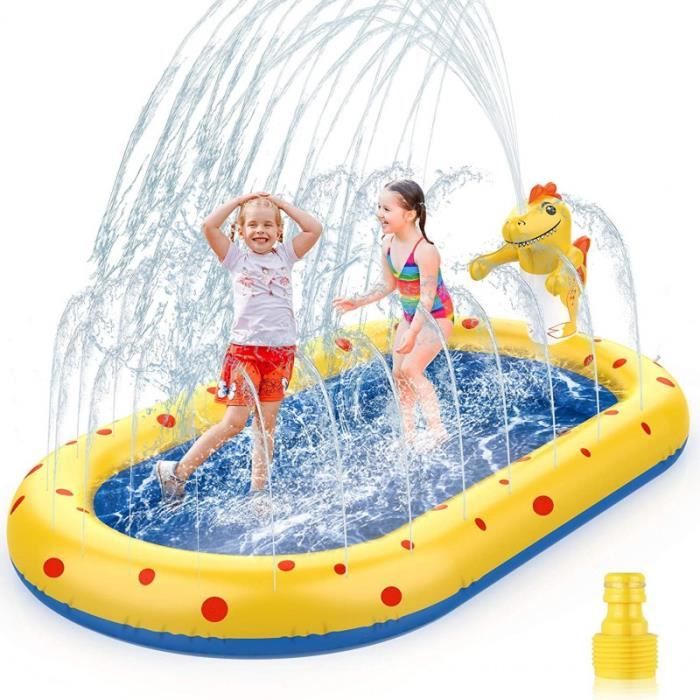 Piscine Gonflable Extérieure Ergocar Pour Enfants Et Adultes - Tapis Anti-rayures Inclus - Matériau épais Robuste