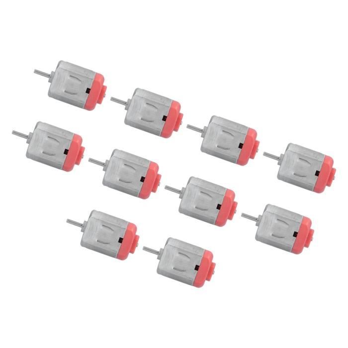 Kit 6 Moteurs électriques 3V-12V 25000 Tr/min - Avec Hélices, Roues, Câbles Et Supports - Pour Projets STEM Et Bricolage