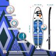 Stand up Paddle Gonflable ROAM 10' 30'' 6'' (305 x 76 x 15 cm) Gamme COMPACT - Pack complet avec Accessoires-1
