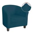 Housse de protection extensible pour fauteuil de Club, en Spandex, pour décoration de canapé, pour salon [B54DC7B]-1