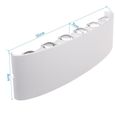 1pcs Applique Murale LED Exterieur 12W WHITEIN - Applique Murale Interieur Blanc Chaud Design Etanche IP65 - Pour Jardin Balcon-1