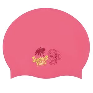 Bonnet De Bain Enfant 2 Pièces - Fille 4-9 Ans - Matière PU Douce Et Confortable - Motifs Dessins Animés