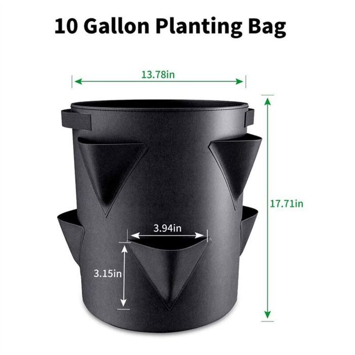 Sacs de culture de fraises de 5 gallons, pots de plantes d'intérieur et ...