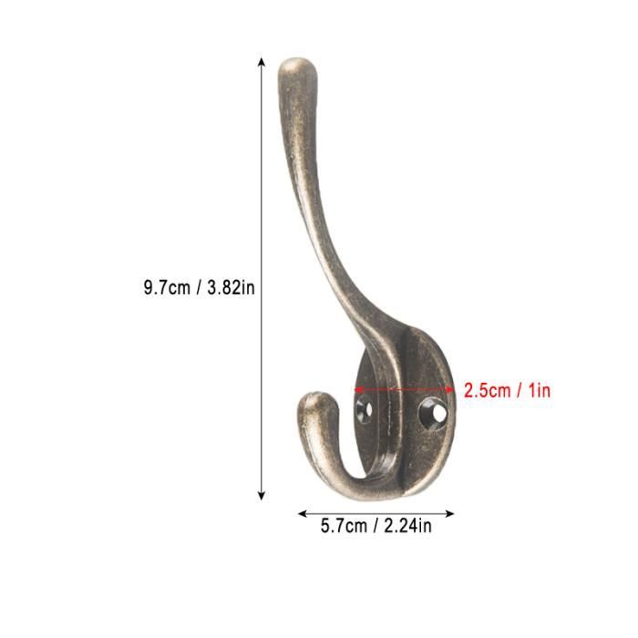 Lot De 3 Paquets (300 Hameçons) Maruto – Taille 2/0 – Bronze – Pêche