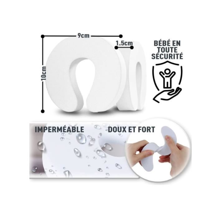 8 Pcs Stop-Porte Mousse Bloc-Porte - Protège-Doigts Sécurité Bébé - Cale Porte Anti-Pincement