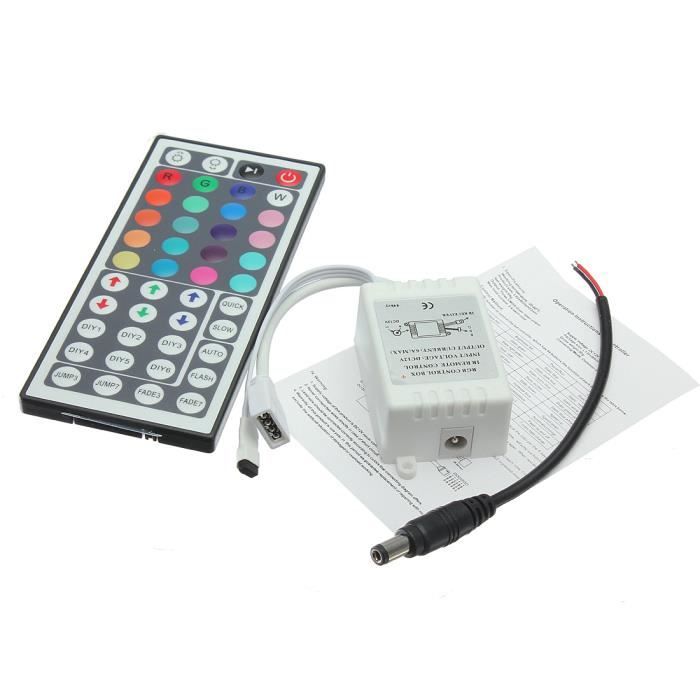 Bande LED 5M 3528 SMD 300 LED – Blanc Froid/chaud/rouge/bleu/vert, 12V