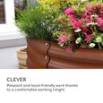 Potager surélevé de jardin - Blumfeldt Rust Grow - Pour la culture de fleurs, d'herbes et de légumes - 100 x 60 cm-2