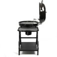 Barbecue charbon avec tablettes LIVOO DOC246 - Acier peint noir - Surface cuisson 56 cm-2