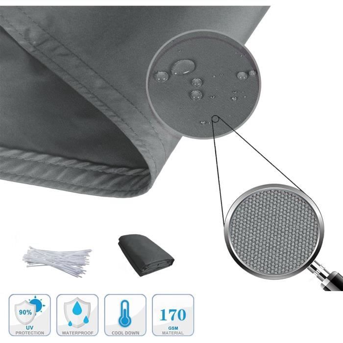 Brise Vue Balcon Jardin Imperméable Cache Balcon Brise Vue Occultant Toile Crème Solaire