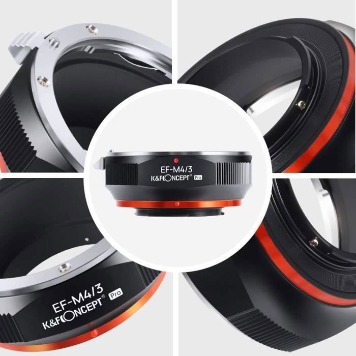 K&F Concept Bague d'adaptation d'objectif autofocus électronique pour