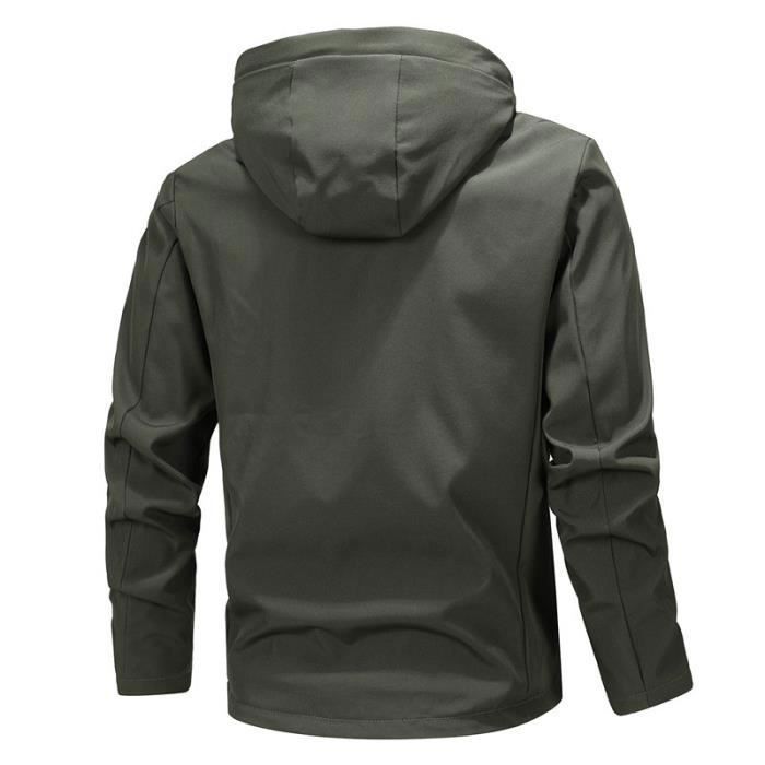 Blouson Homme Grande Taille avec Capuche Regular Fit Casual Beige Blanc Beige blanc Cdiscount Pret a Porter