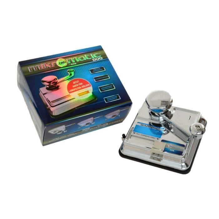 Ocb mikromatic tubeuse a cigarettes de table machine tuber manuelle a poigne - Cdiscount Au quotidien Ocb mikromatic tubeuse a cigarettes de table machine tuber manuelle a poigne - Cdiscount Au quotidien