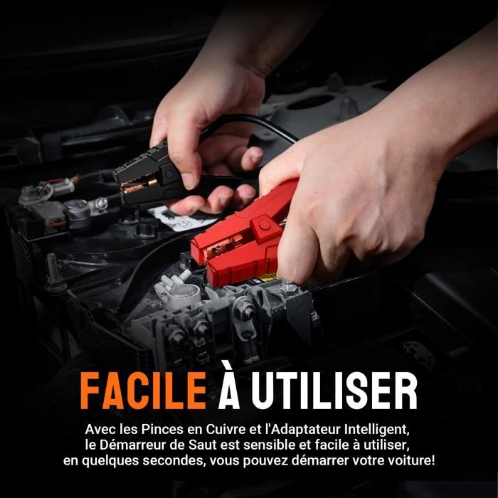 Chargeur de Batterie de Voiture 12V Booster de D marrage TACKLIFE