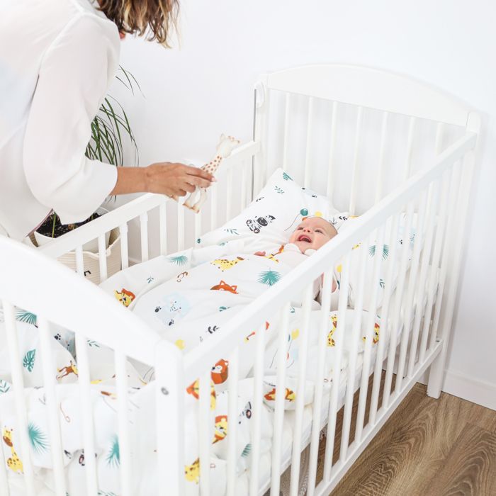 Parure de couette lit bébé TOTSY BABY - Dinosaures - 100x135 cm -  Coton&Polyester - Cdiscount Puériculture & Eveil bébé
