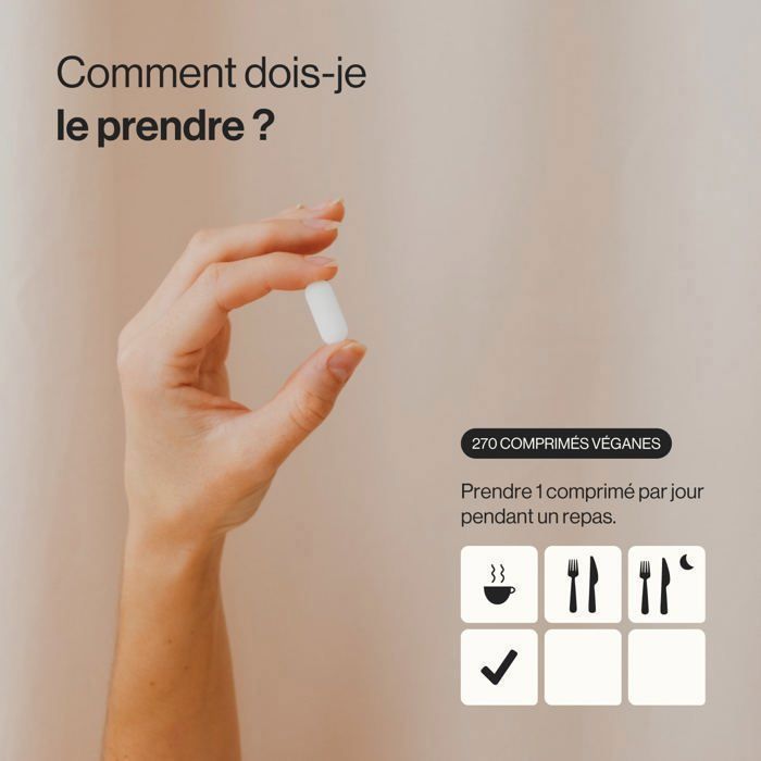 Vitamine C + CoQ10 1000mg Comprimés - Antioxydant Immunité - Neuf