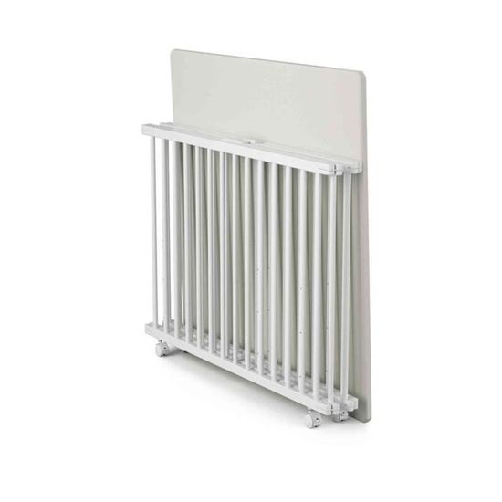 Parc Bebe Pliant En Bois Laque Blanc 100x100 Cdiscount Puericulture Eveil Bebe