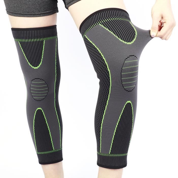 Jambières Compression UV Unisexe - Sport, Vélo, Course - Blanc - 85% Polyester/15% Spandex