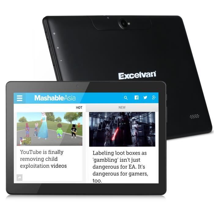 Excelvan M10K6 Tablette Tactile PC 10.1Pouce 1280*8003