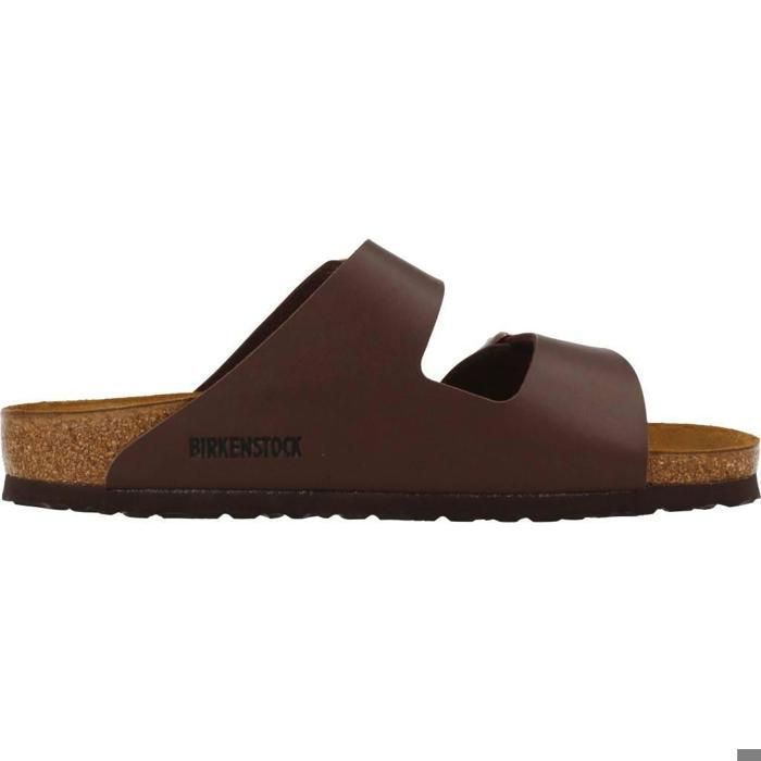Sandales BIRKENSTOCK Arizona Marron Synthétique Boucle