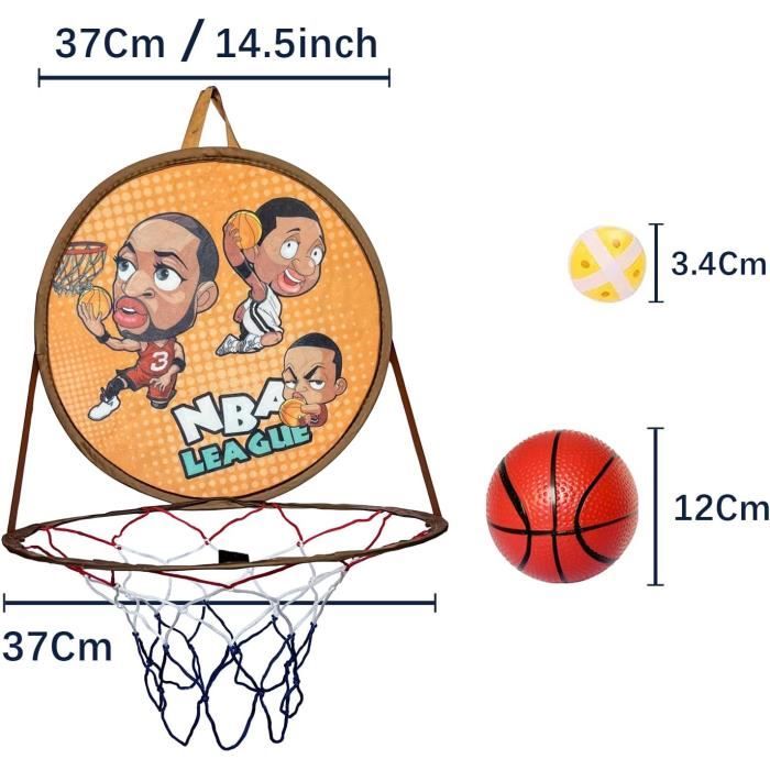 OSDUE Panier Basket, Mini de Basketball 40 x 26 cm Panneau avec 4 Ballons et Pompe à Air Mini OSDUE Panier Basket, Mini de Basketball 40 x 26 cm Panneau avec 4 Ballons et Pompe à Air Mini