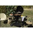 Barbecue charbon avec tablettes LIVOO DOC246 - Acier peint noir - Surface cuisson 56 cm-4
