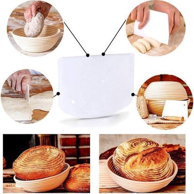 Panier Pain Levain Kit Paniers à Pain Levain - Banneton Ovale 28cm Et Rond 25cm Avec Accessoires Complets Accessoires Pâte Levain