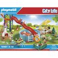 PLAYMOBIL - 70987 - City Life - Espace Détente avec Piscine - 159 pièces - Rouge - Mixte-5