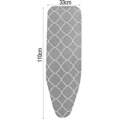 LaFleurs Housse Table à Repasser 150x50 Pour Centrale Vapeur I 4 Tailles I 3 Couches: 100% Coton, Éponges Et Feutre De Polyester I Pour 145-150cm X 45-50cm Planche A Repasser, Repassage Rapide, XXL
