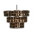 Oaks Lighting S160//12/ BA rigide doubl/é Abat-jour multicolore coton