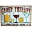 Lumanuby pub publicit/é m/étal 20 x 30 cm Plaque Murale Vintage en m/étal pour d/écoration dint/érieur caf/é Bar