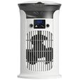 1 PCS Mini Climatiseur Individuel Blanc – Refroidisseur Évaporatif 3 Niveaux – Éclairage LED pour Chambre et Bureau Aucuneary
