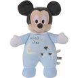Peluche Mickey Phosphorescente Bleu 28 Cm - Disney - NICOTOY - Pour Enfant - Cadeau Naissance-0