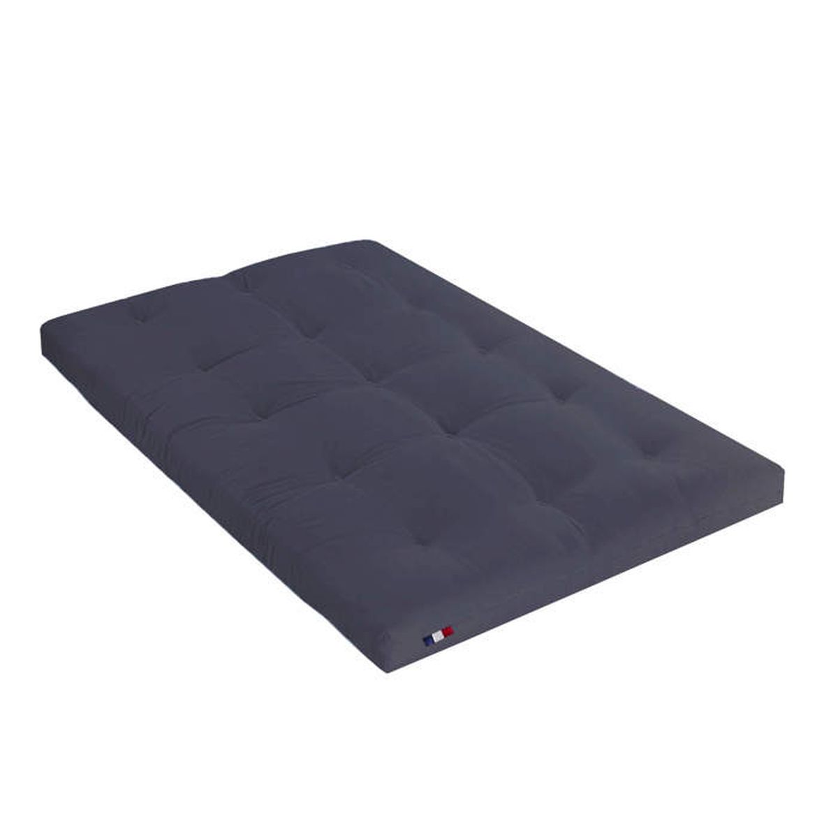 Matelas Futon Gris En Coton 160x200 Terre De Nuit Achat Vente Futon Cdiscount