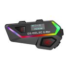 ETOOLAB Intercom Moto GEARELEC kit bluetooth casque moto Talkie-walkie sans fil 2000M 6 personnes BT 5.2 Écran Intellectuel Étanche IPX67